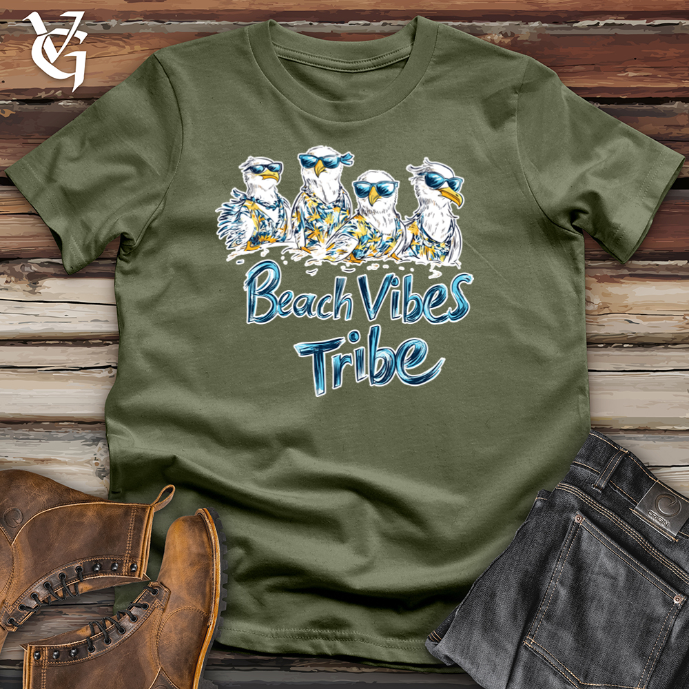Viking Goods Beach Vibes Tribe Softstyle Tee Military Green / L