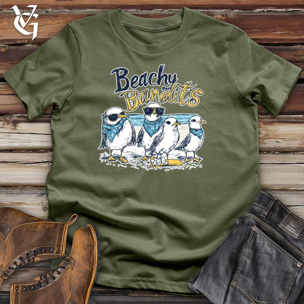 Viking Goods Beachy Bandits Softstyle Tee Military Green / L