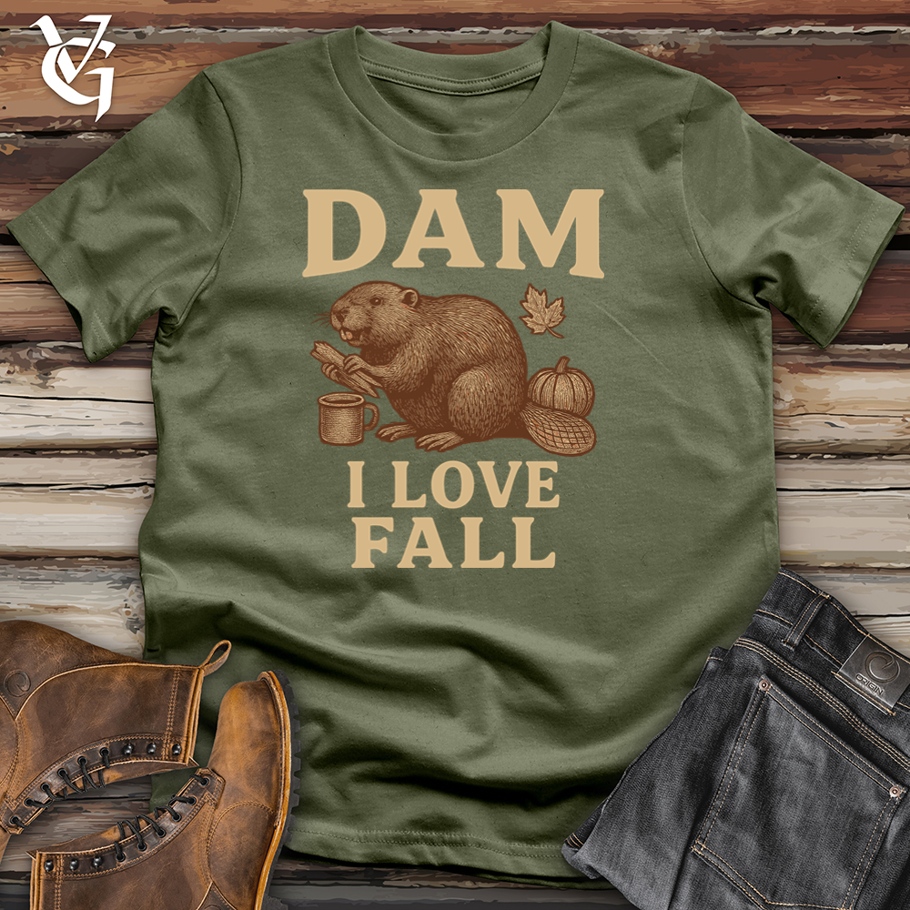 Viking Goods Beaver Fall Love Softstyle Tee Military Green / L