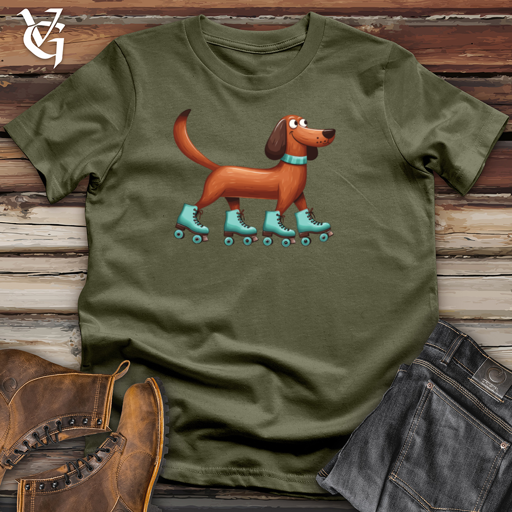 Viking Goods Brown Dog Cotton Tee Military Green / L