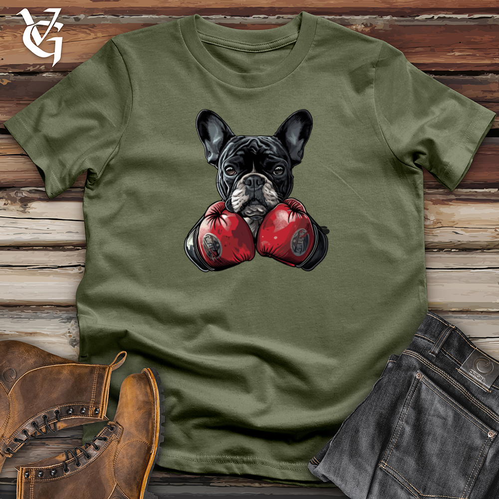 Viking Goods Bulldog Boxing Champion Softstyle Tee Military Green / L