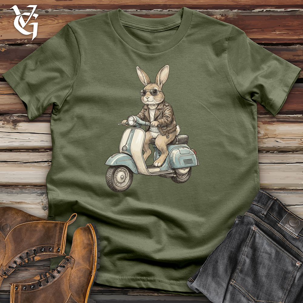 Viking Goods Bunny Scooter Tee Military Green / L