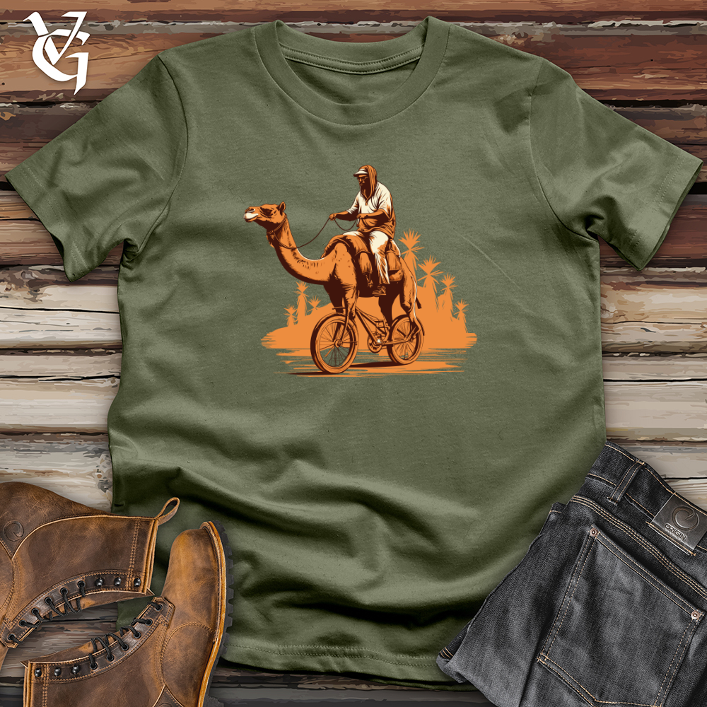 Viking Goods Camel Cycle Desert Drift Adventure Softstyle Tee Military Green / L