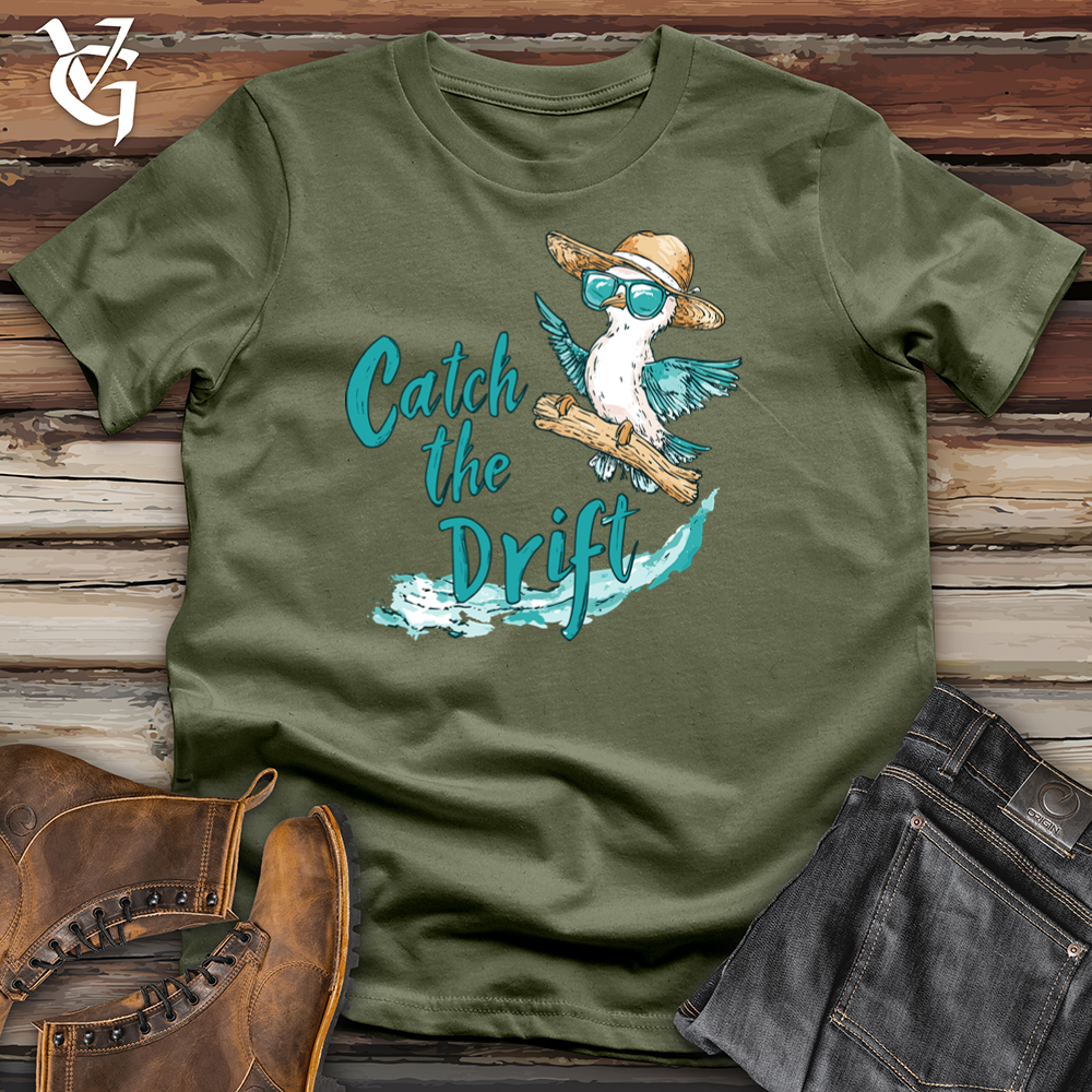 Viking Goods Catch The Drift Softstyle Tee Military Green / L