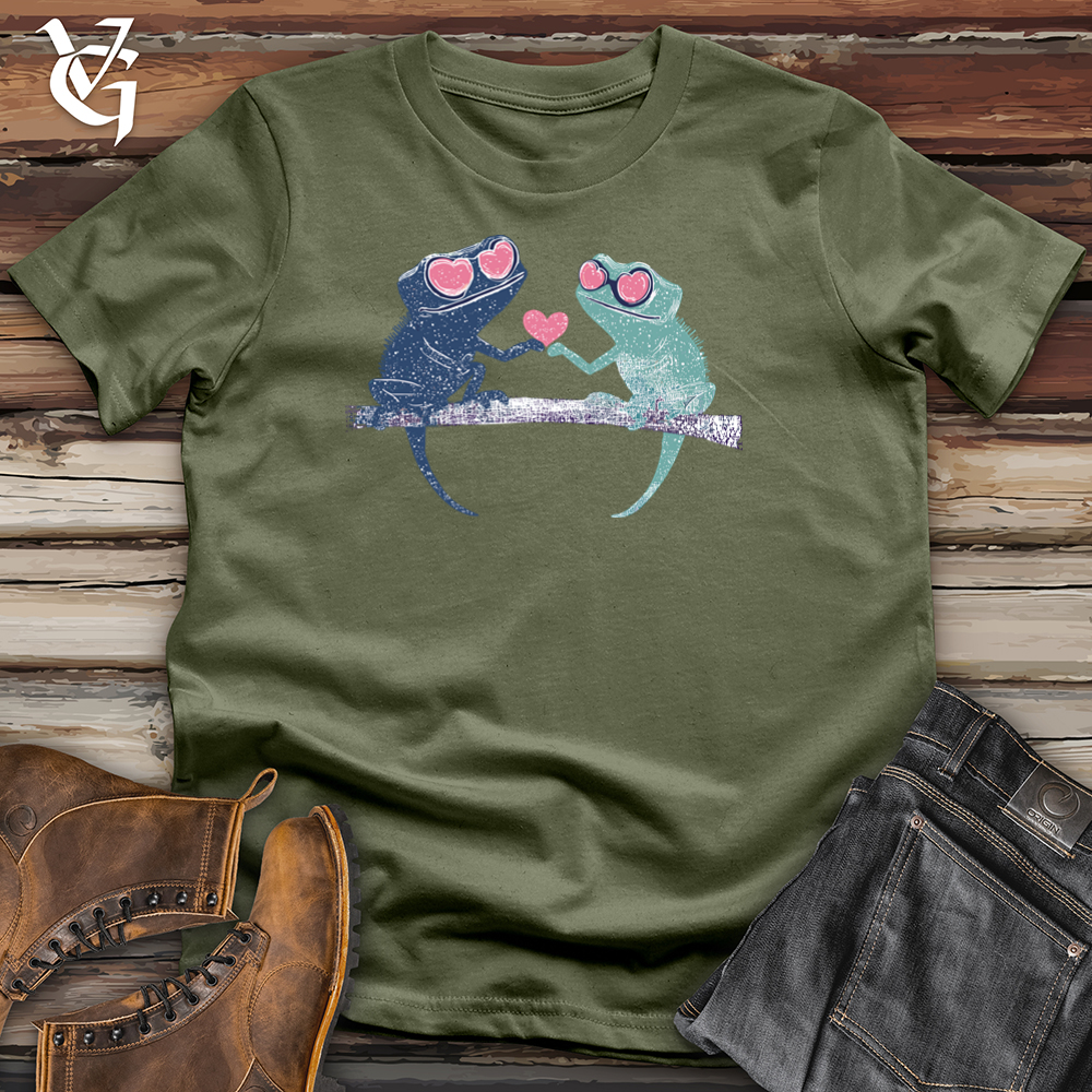 Viking Goods Chameleon Romance Softstyle Tee Military Green / L