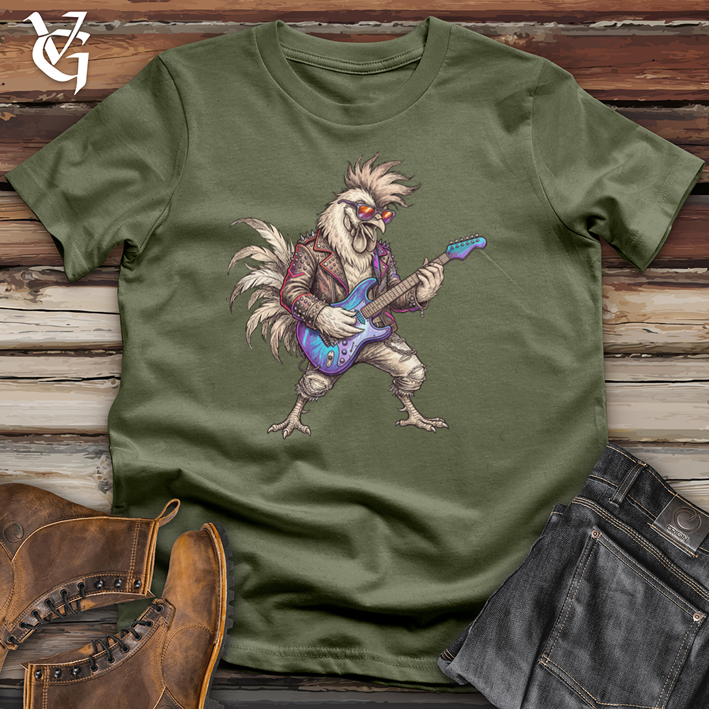 Viking Goods Chicken Rockstar Tee Military Green / L