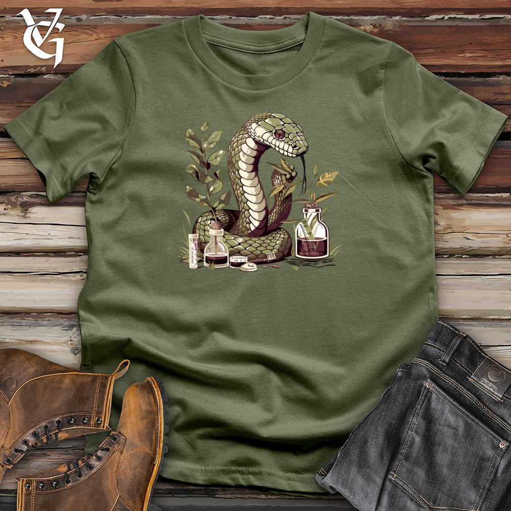 Viking Goods Cobra Botanist Inquiry Softstyle Tee Military Green / L