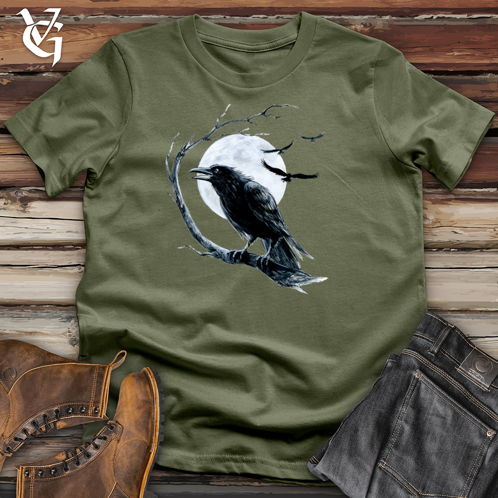 Viking Goods Cold Winter Raven Tee Military Green / L