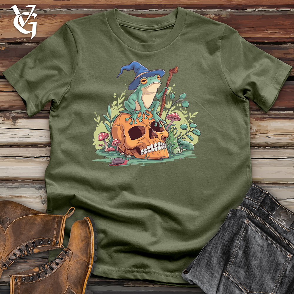 Viking Goods Cottagecore Frog Softstyle Tee Military Green / L