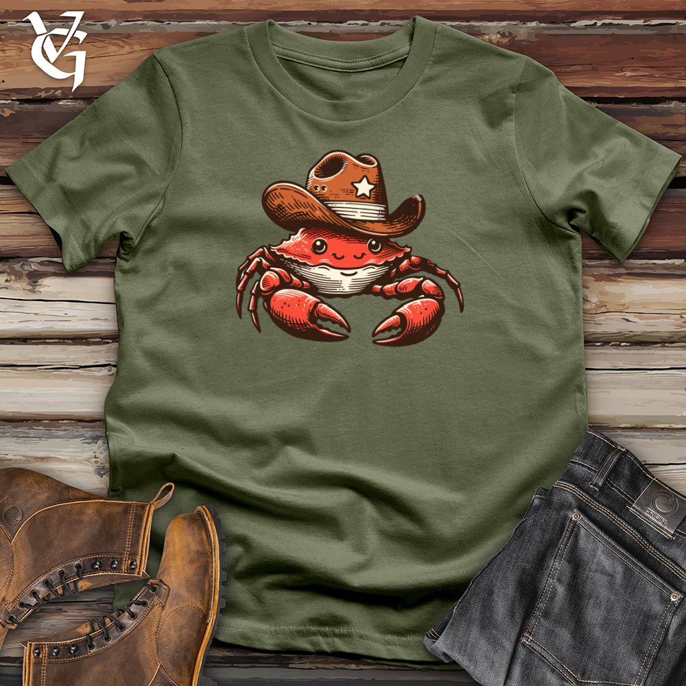 Viking Goods Cowboy Crab Softstyle Tee Military Green / L