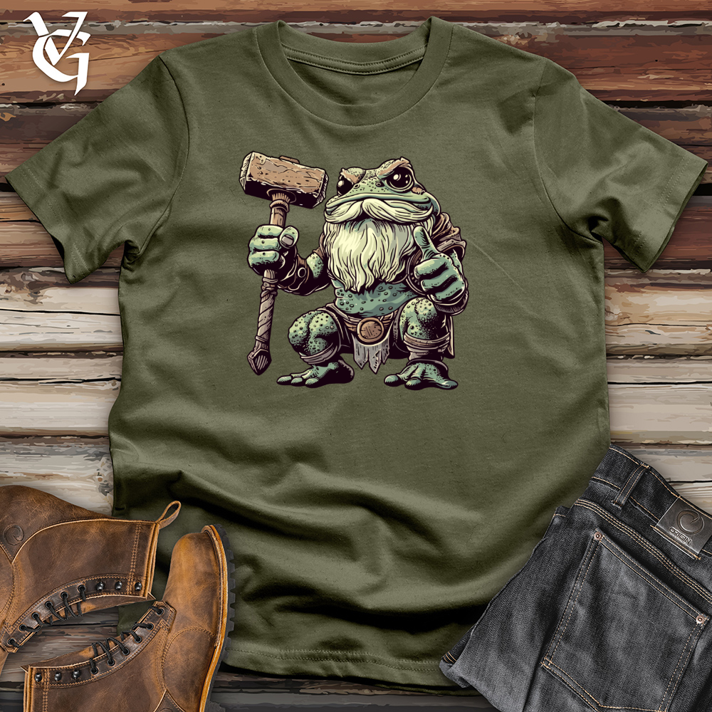 Viking Goods Craftsman Frog Aura Cotton Tee Military Green / L