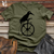 Viking Goods Crow Riding Bike Cotton Tee Cardinal / L