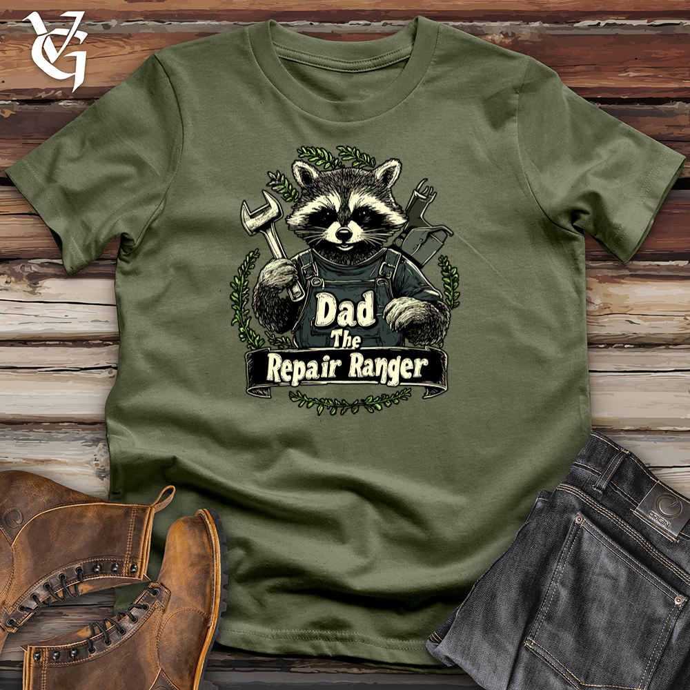 Viking Goods Dad Repair Ranger Softstyle Tee Military Green / L