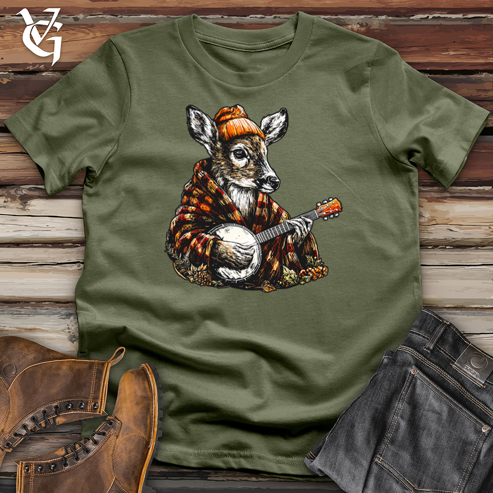 Viking Goods Deer Banjo Softstyle Tee Military Green / L