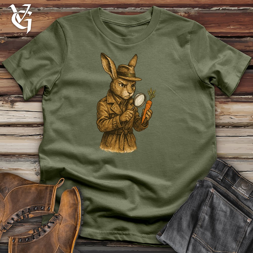 Viking Goods Detective Rabbit Tee Military Green / L