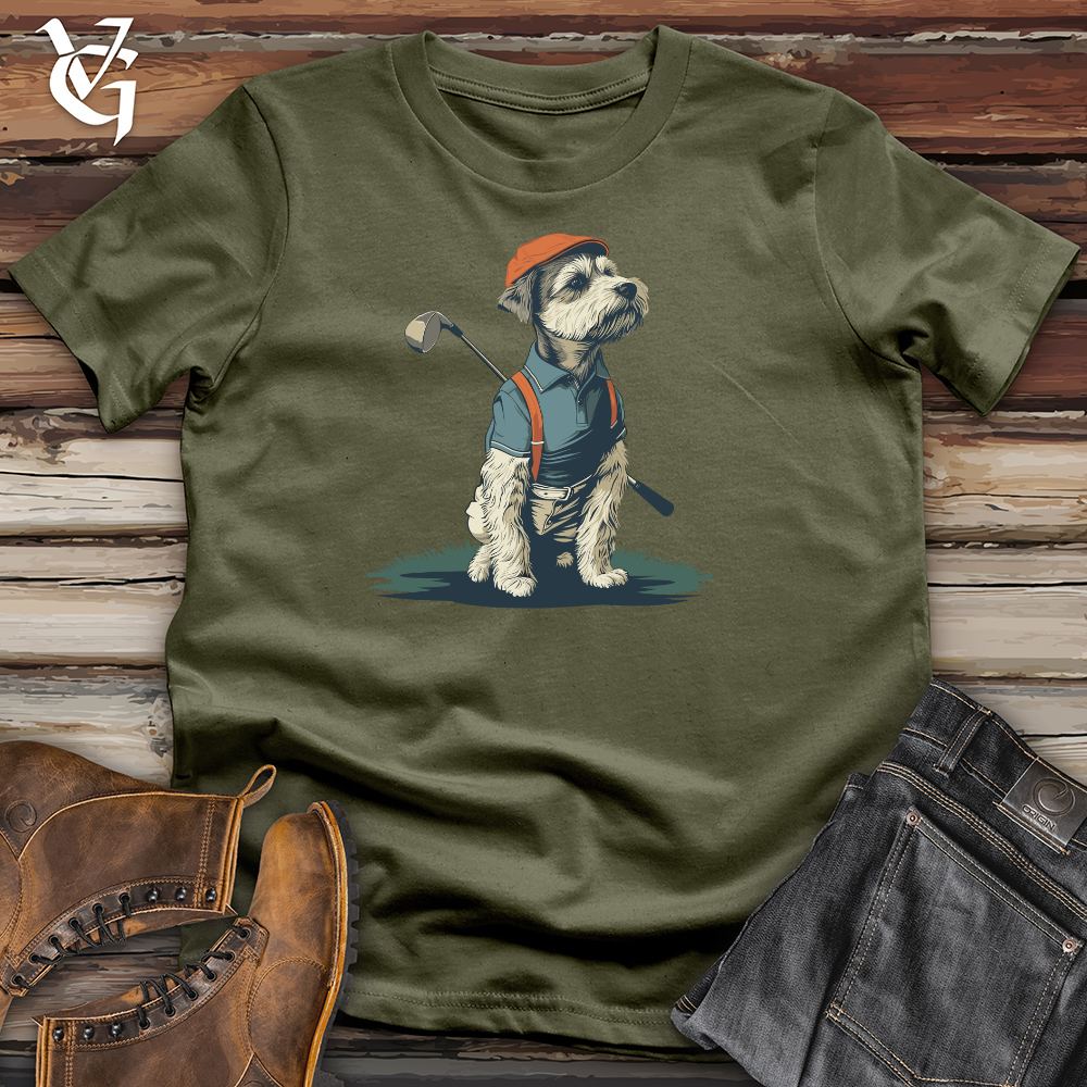 Viking Goods Dog Golf Ace Cotton Tee Military Green / L