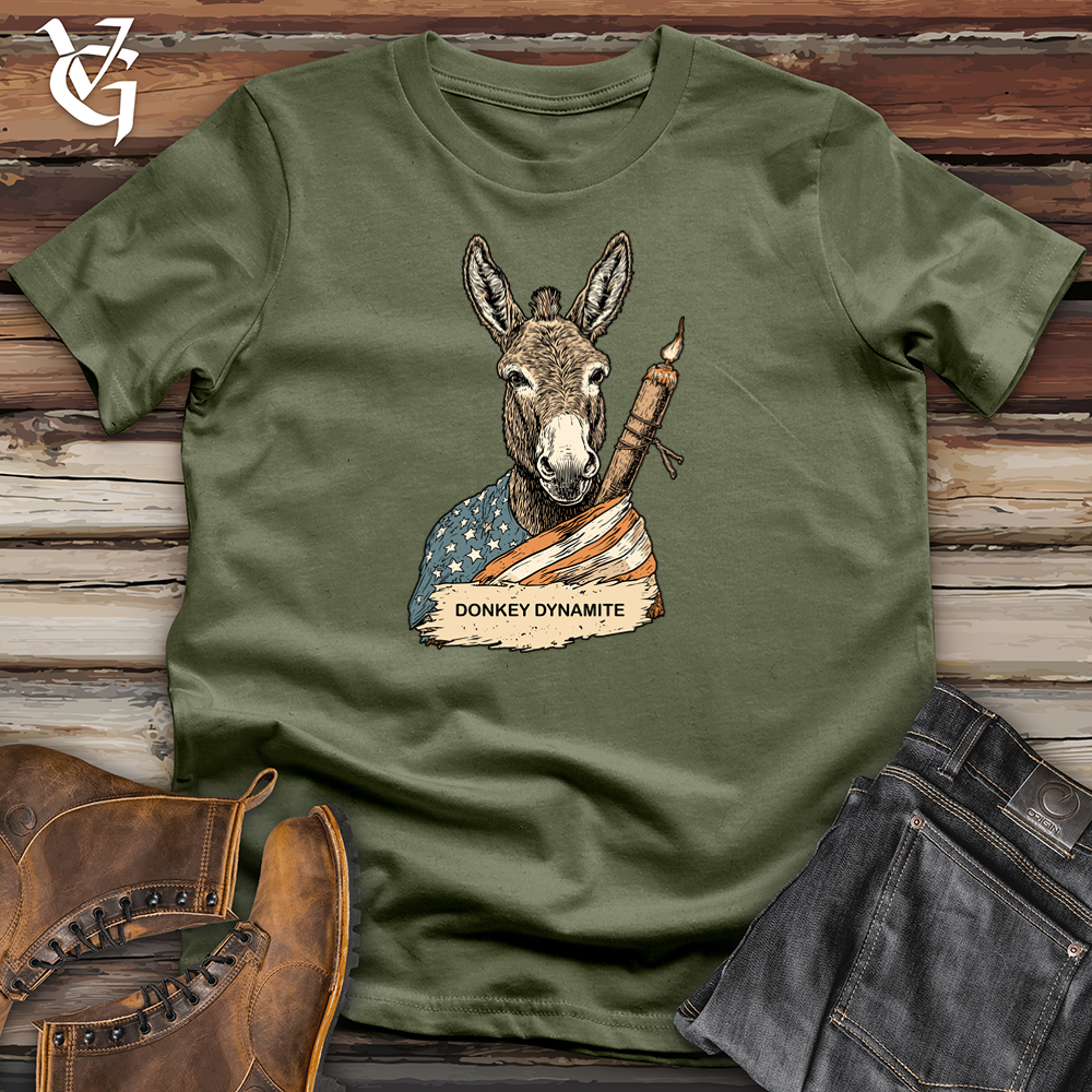 Viking Goods Donkey Dynamite Softstyle Tee Military Green / L