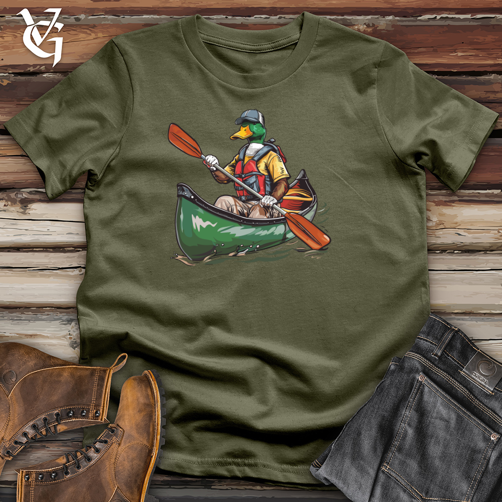 Viking Goods Duck Canoe Captain Cotton Tee Military Green / L