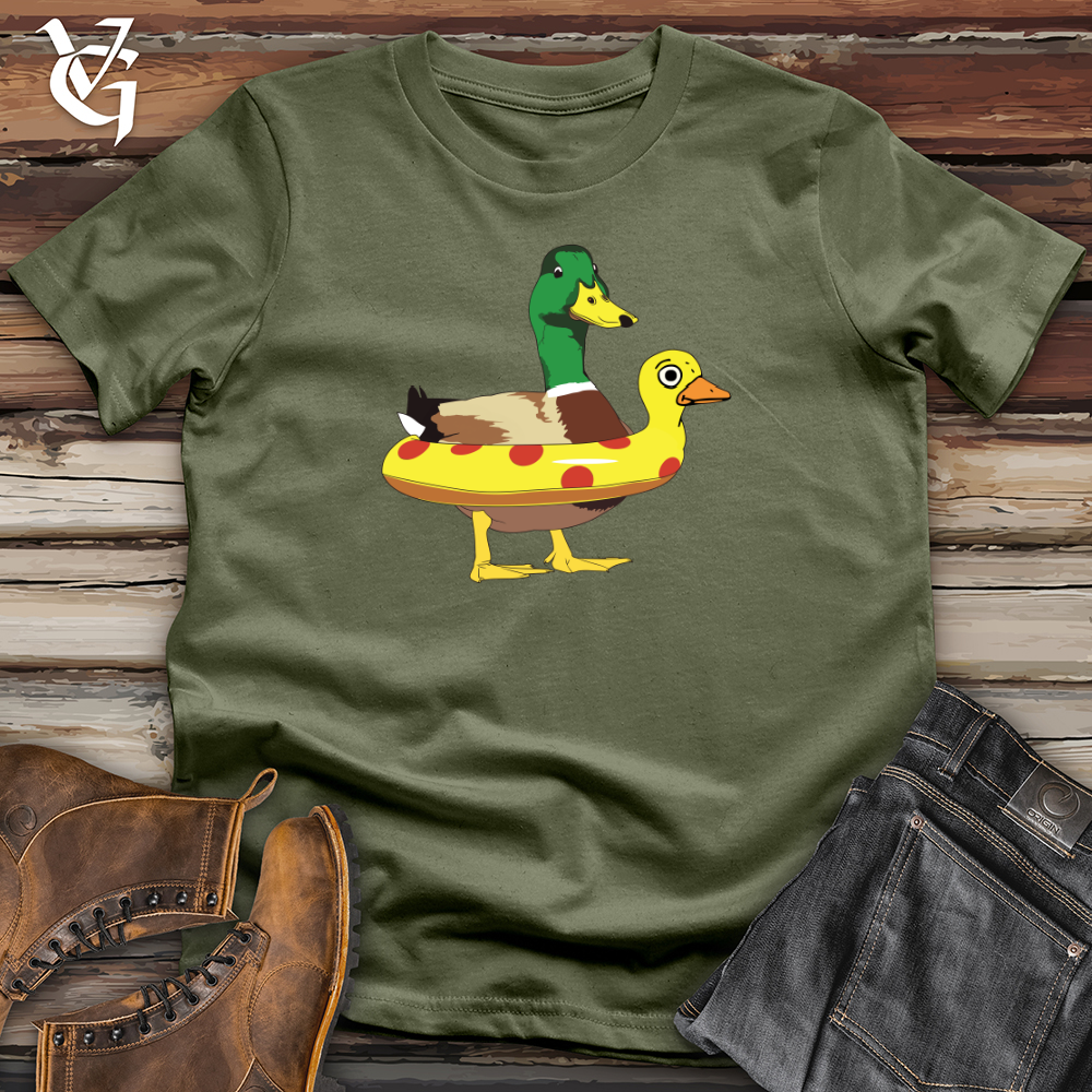 Viking Goods Duck Duck Swim Softstyle Tee Military Green / L