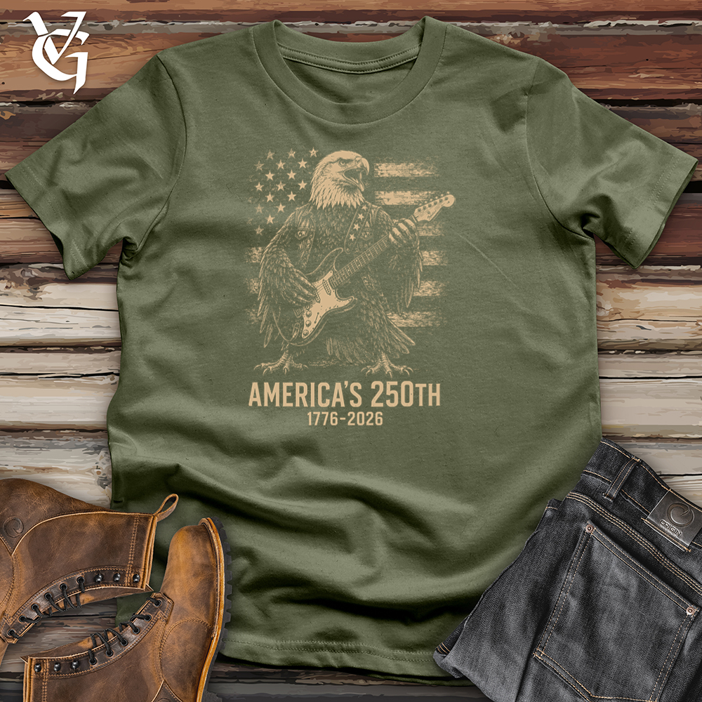 Viking Goods Eagle American Rock Tee Military Green / L