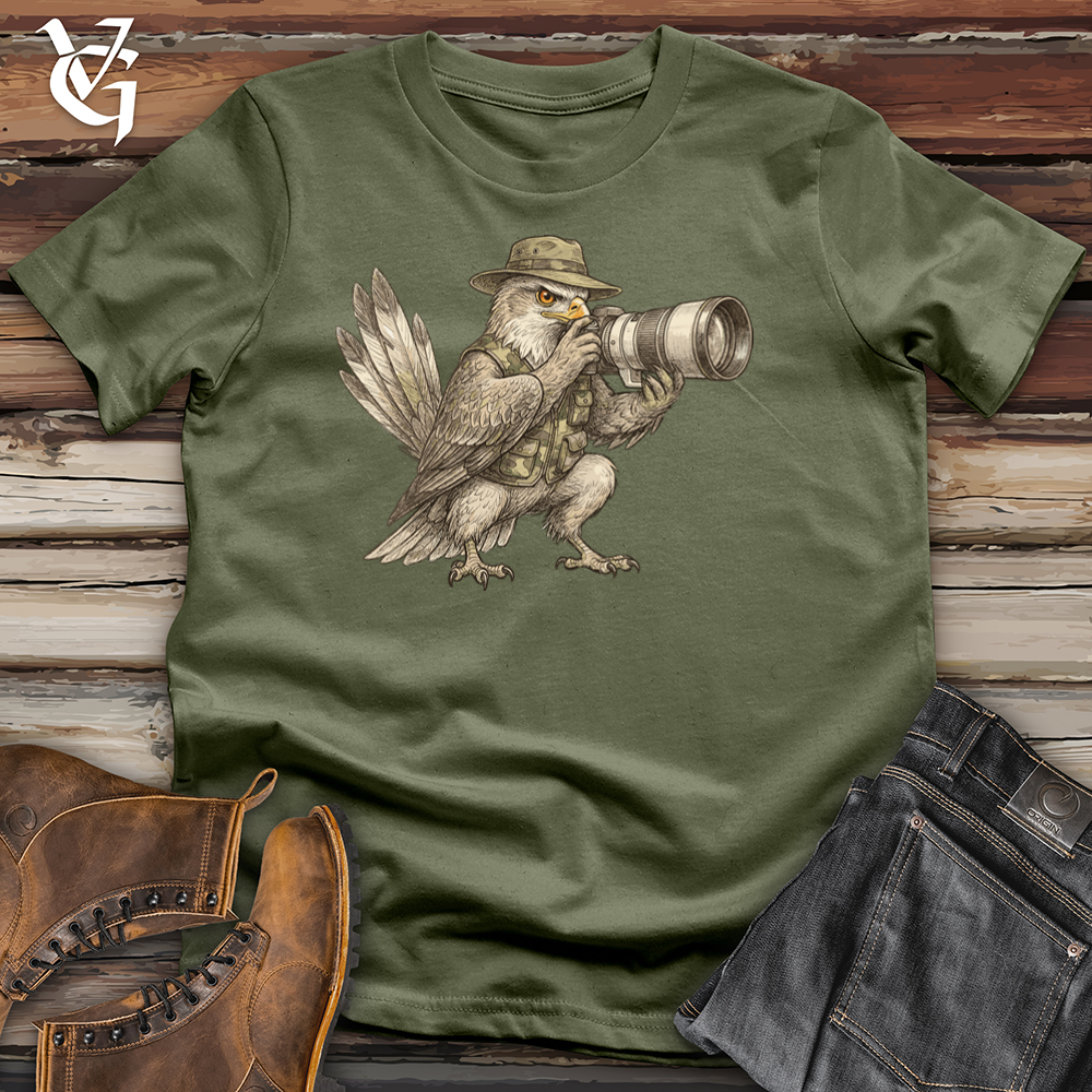 Viking Goods Eagle Photographer Tee Military Green / L
