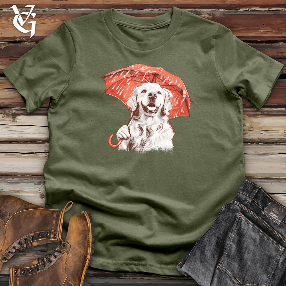 Viking Goods English Cream Retriever Softstyle Tee Military Green / L