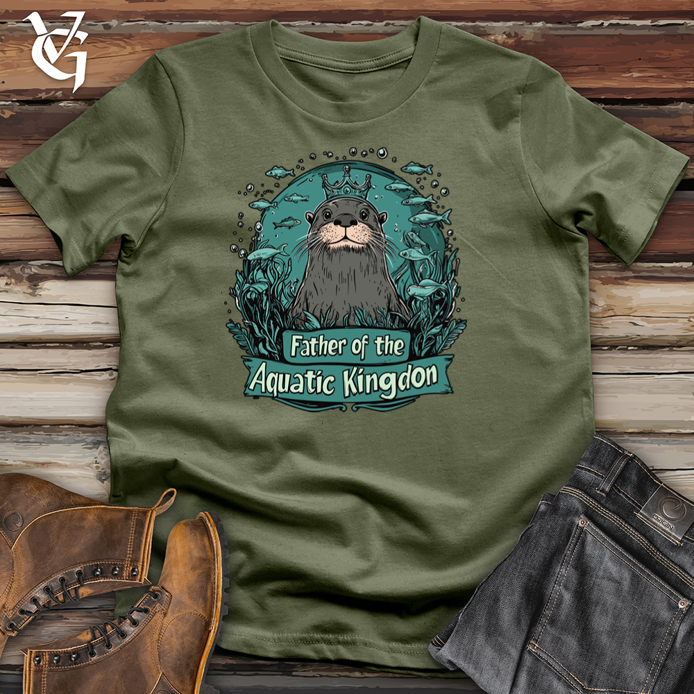 Viking Goods Father of the Aquatic Kingdom Softstyle Tee Military Green / L