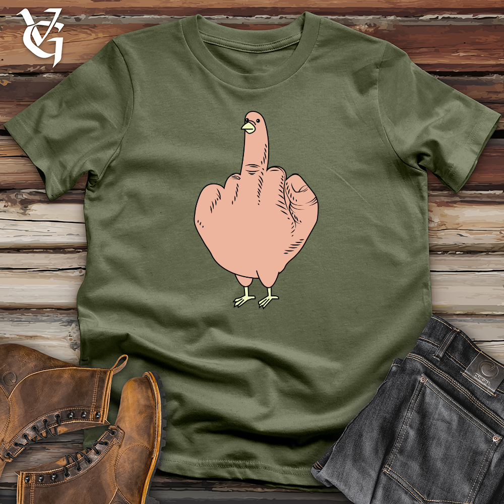 Viking Goods Finger Hen Softstyle Tee Military Green / L