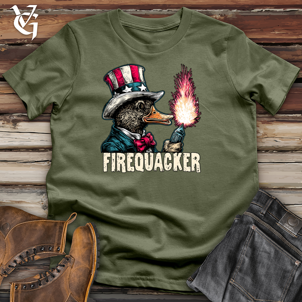 Viking Goods FireQuacker Softstyle Tee Military Green / L