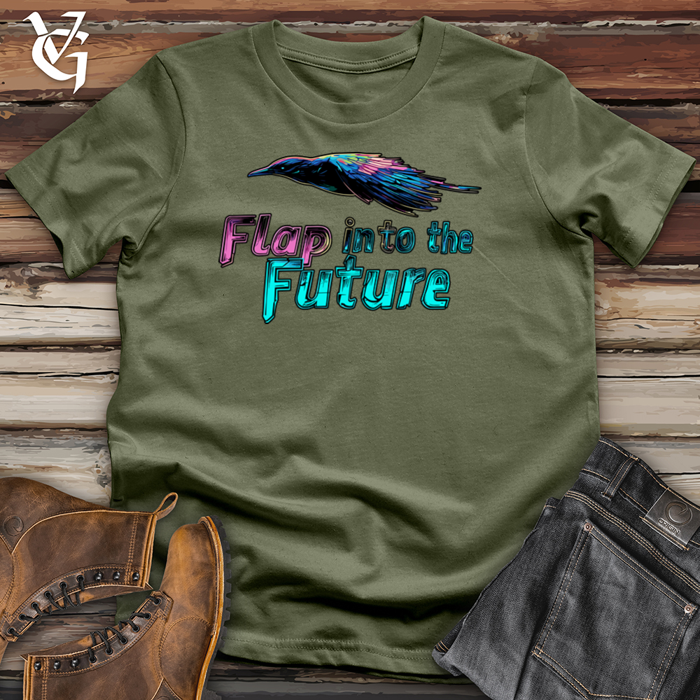 Viking Goods Flap Into The Future Softstyle Tee Military Green / L