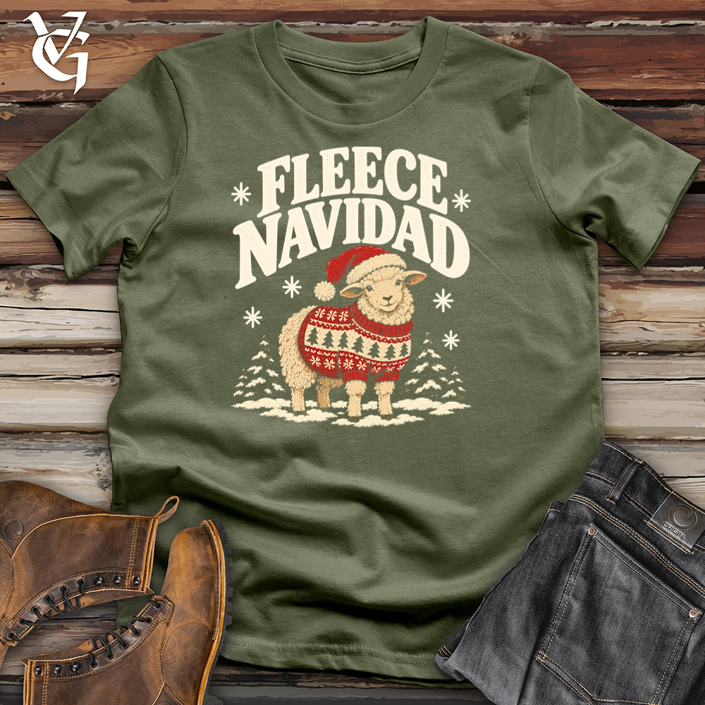 Viking Goods Fleece Navidad Tee Military Green / L