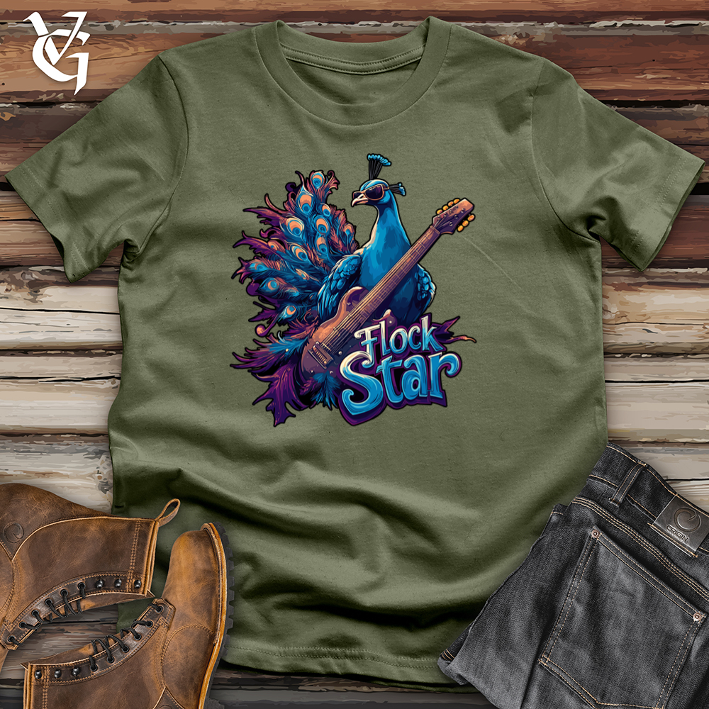 Viking Goods Flock Star Softstyle Tee Military Green / L