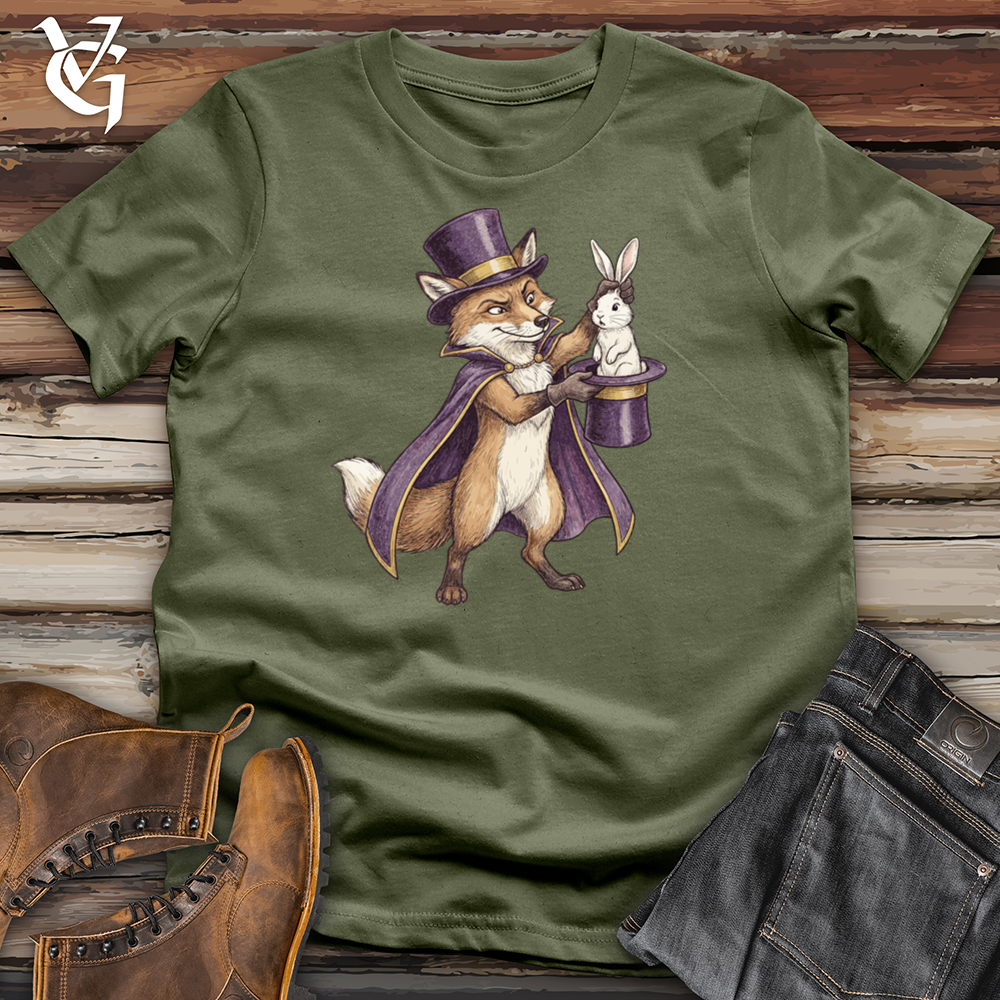 Viking Goods Fox Magician Tee Military Green / L