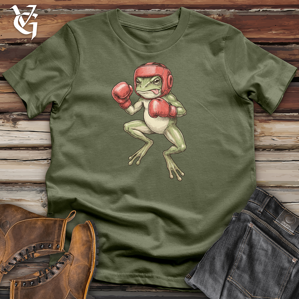 Viking Goods Frog Boxer Tee Military Green / L