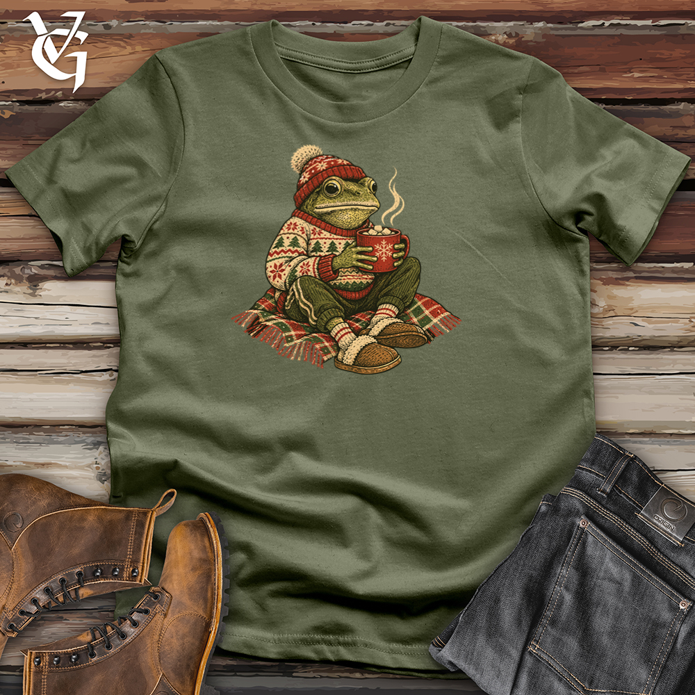 Viking Goods Frog Cocoa Tee Military Green / L