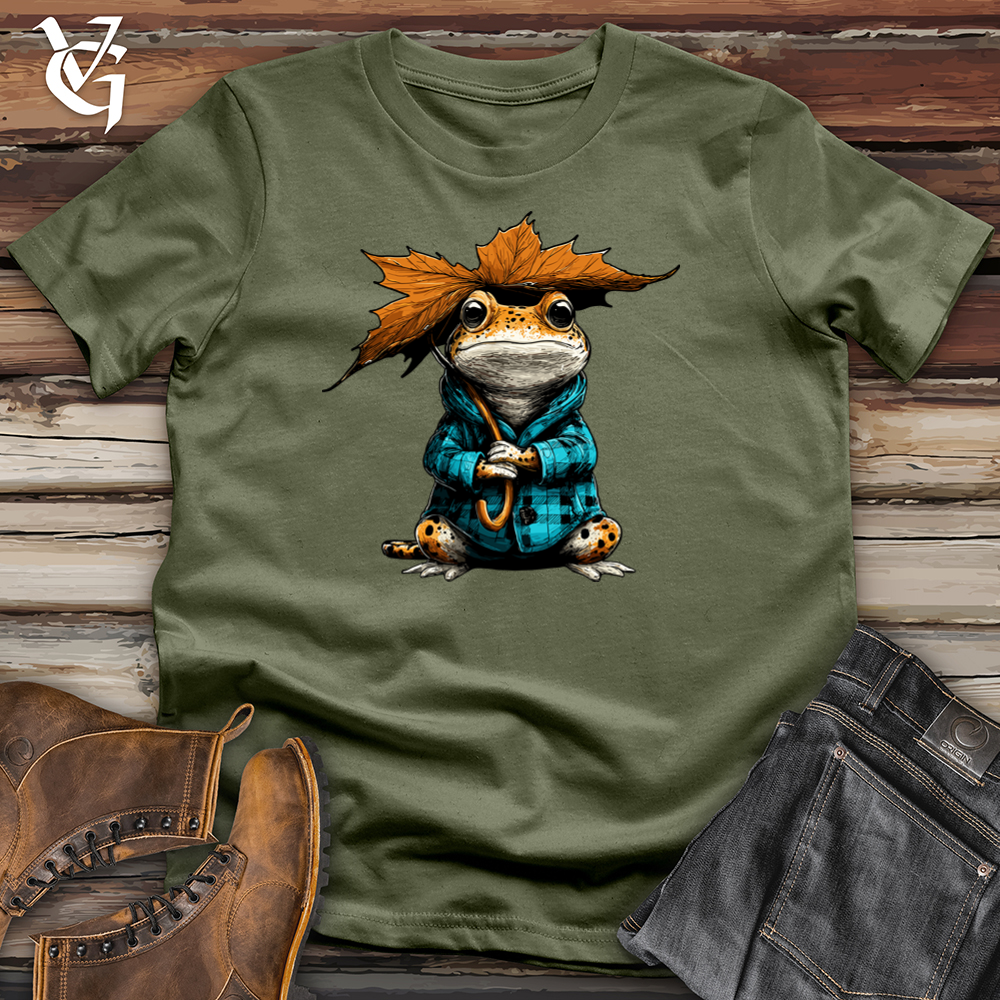 Viking Goods Frog Leaf Umbrella Softstyle Tee Military Green / L