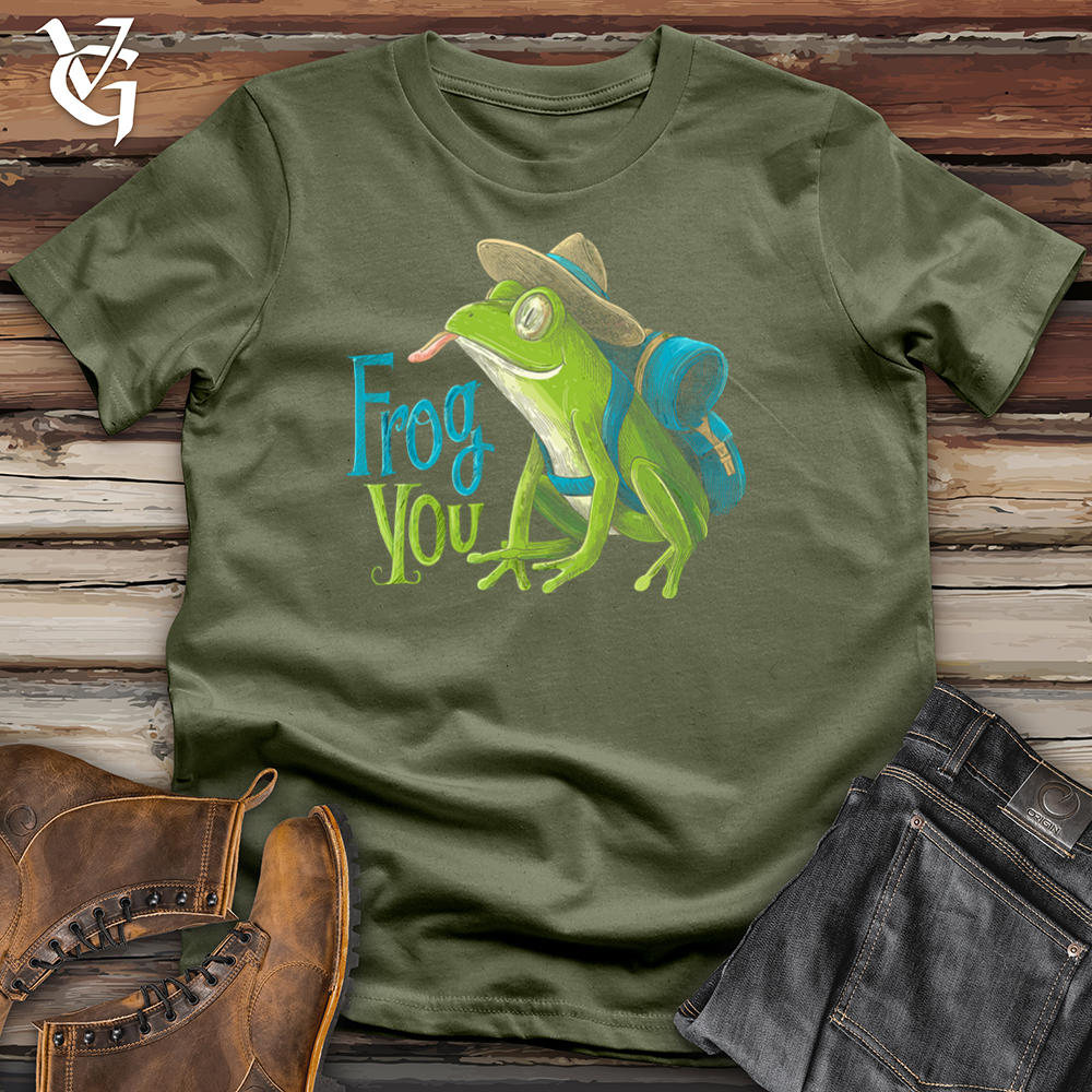 Viking Goods Frog You Softstyle Tee Military Green / L