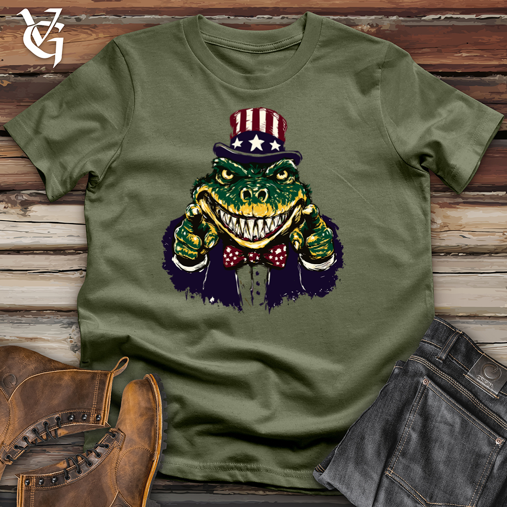 Viking Goods Gator Sam Softstyle Tee Military Green / L