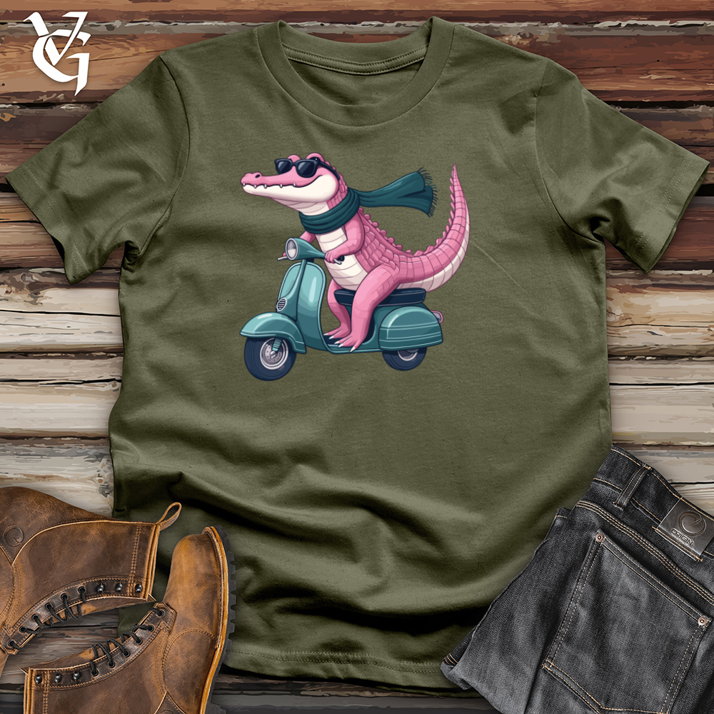 Viking Goods Gator Scoot Cotton Tee Military Green / L