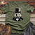 Viking Goods Gentleman Raccoon Dapper Softstyle Tee Military Green / L