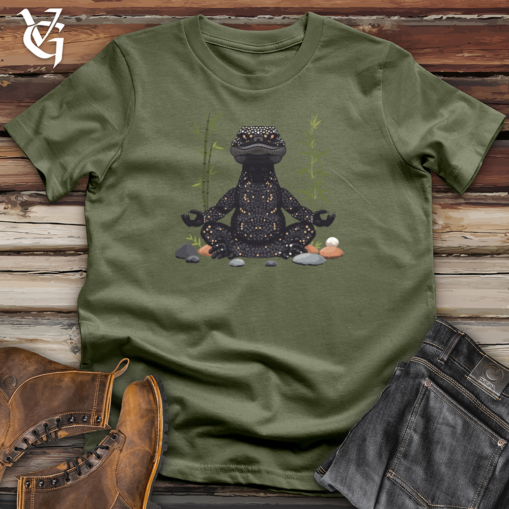Viking Goods Gila Monster Meditation Softstyle Tee Military Green / L