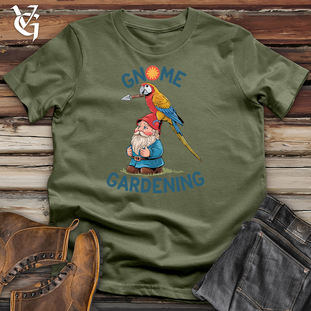 Viking Goods Gnome Gardening Softstyle Tee Military Green / L