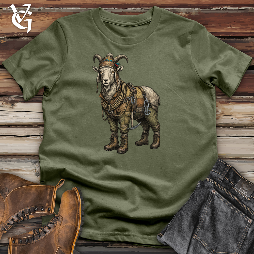 Viking Goods Goat Mountain Climber Tee Military Green / L