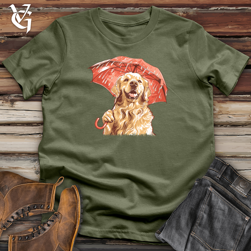 Viking Goods Golden Optimist Umbrella Softstyle Tee Military Green / L