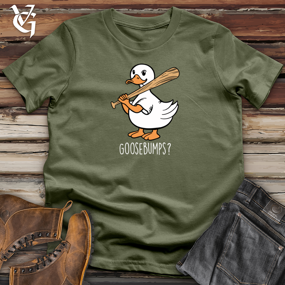 Viking Goods Goose Goosebumps Softstyle Tee Military Green / L