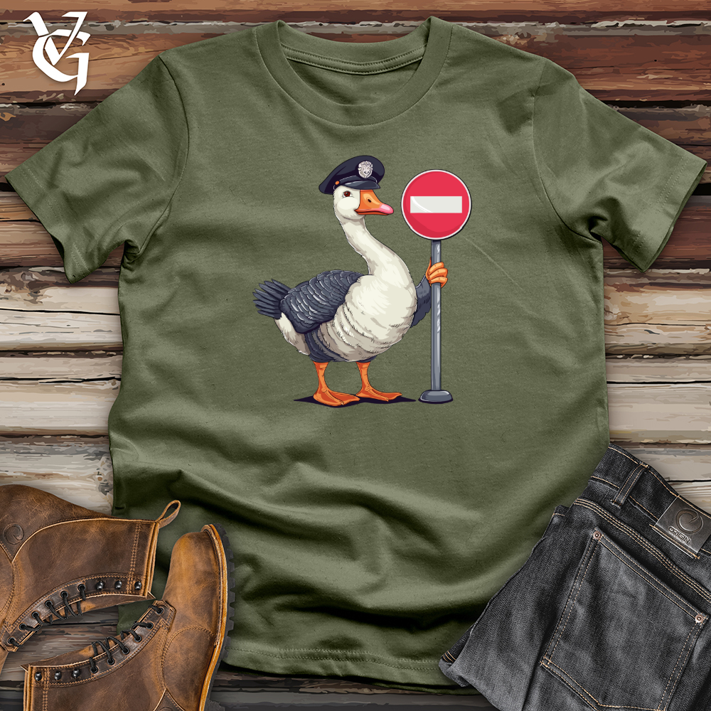 Viking Goods Goose Traffic Guard Softstyle Tee Military Green / L