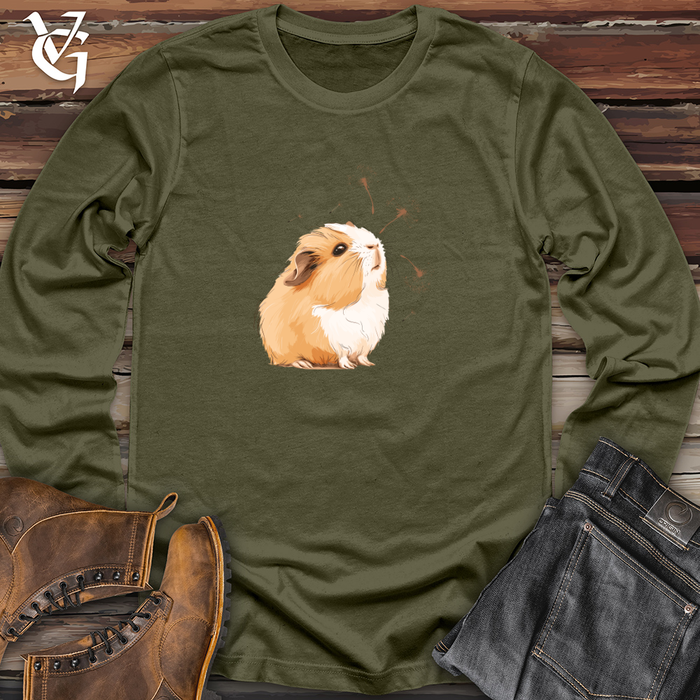 Viking Goods Guinea Pig Whimsy Long Sleeve Military Green / L