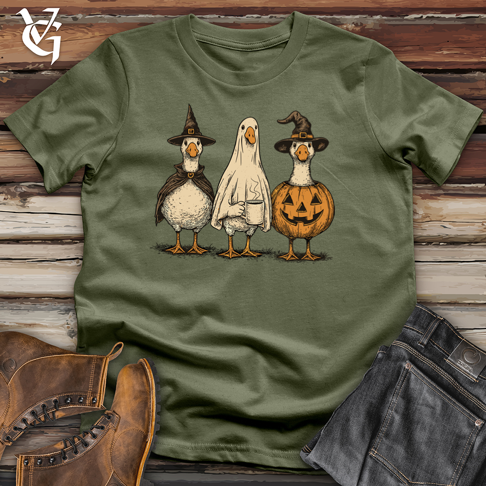 Viking Goods Halloween Goose Squad Softstyle Tee Military Green / L