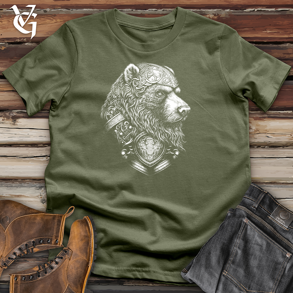 Viking Goods Handsome Celtic Bear Softstyle Tee Military Green / L