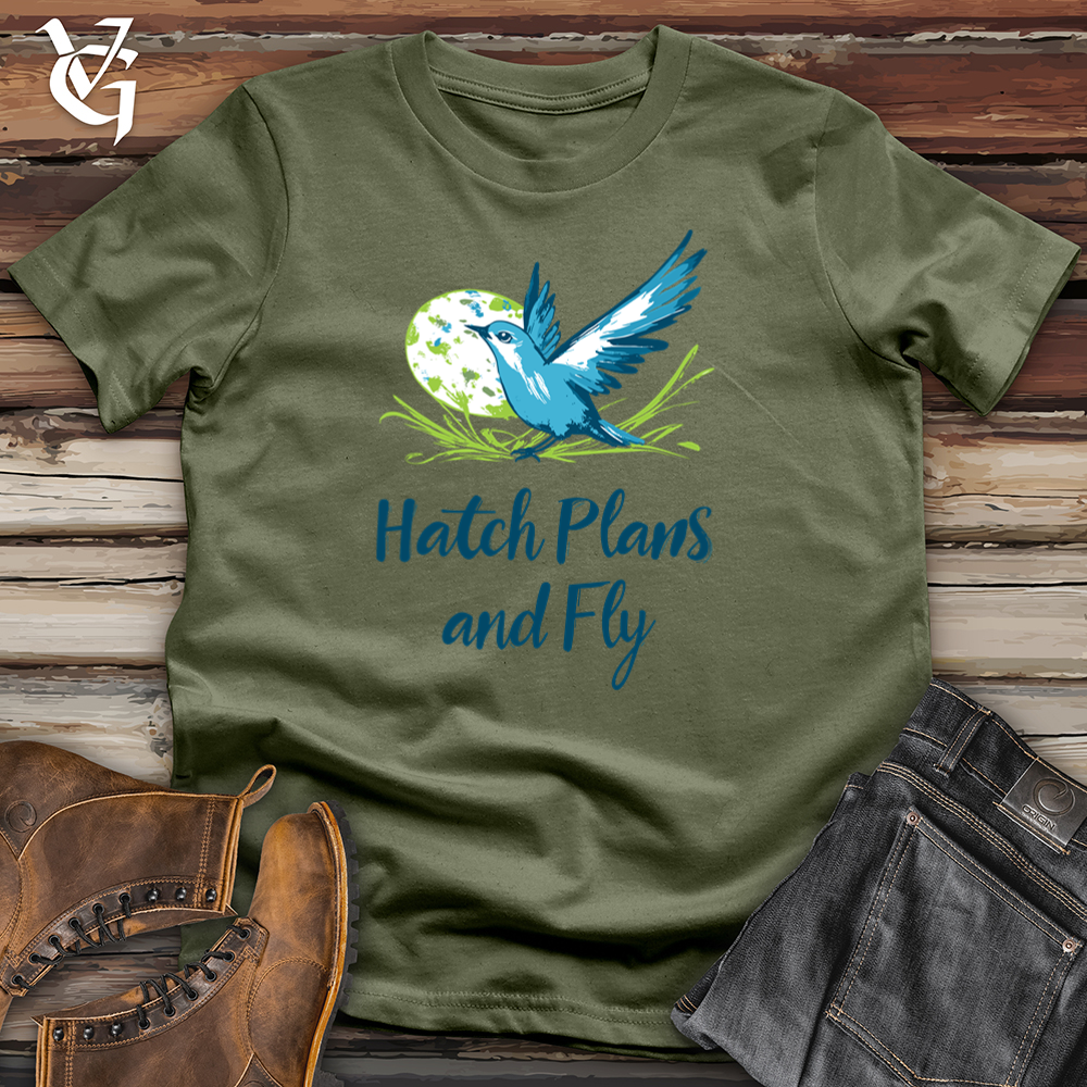 Viking Goods Hatch Plans and Fly Softstyle Tee Military Green / L